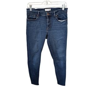 Loft Blue Denim Skinny Legging Jeans 28